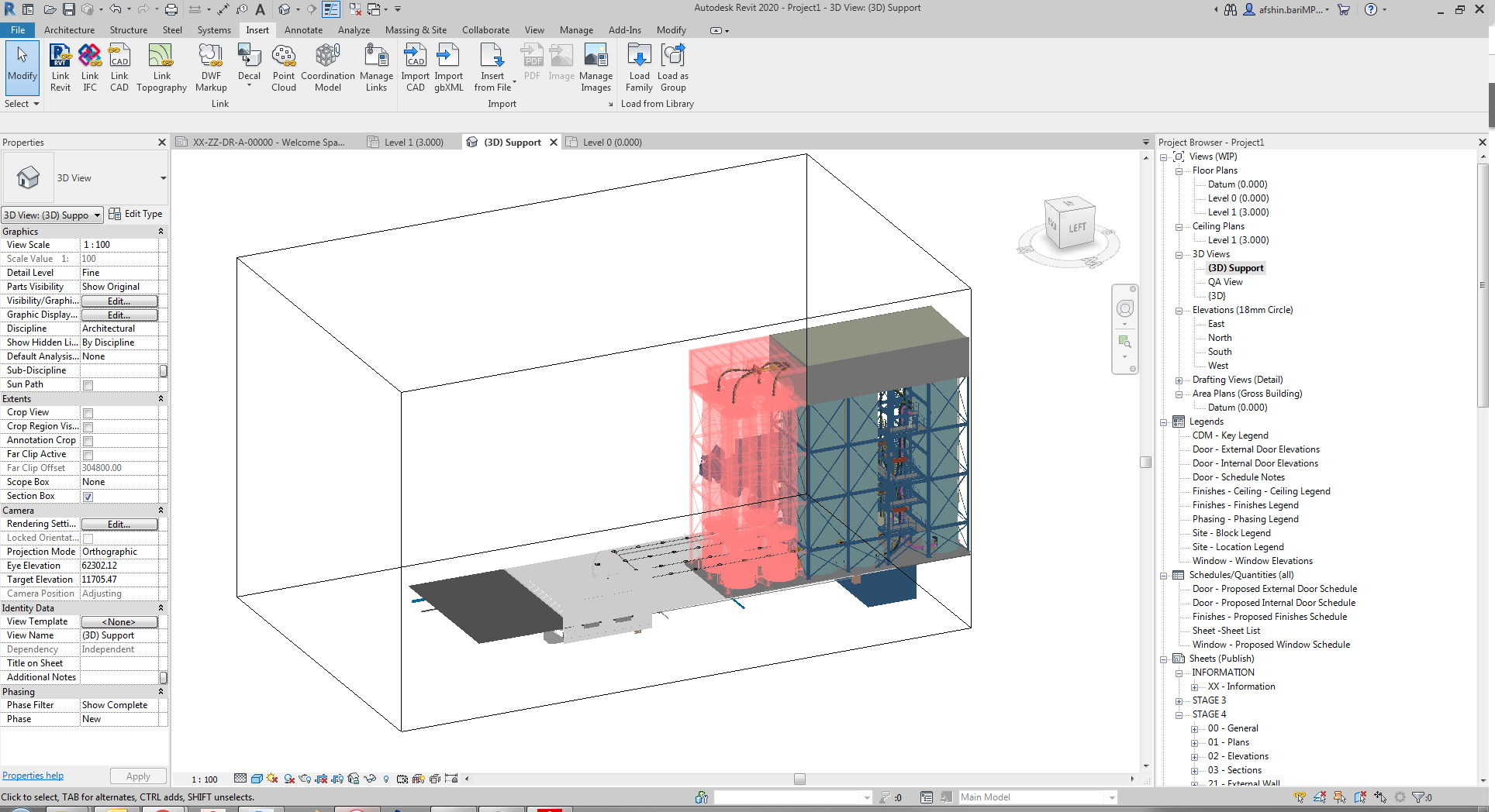 Как открыть nwd файл в revit